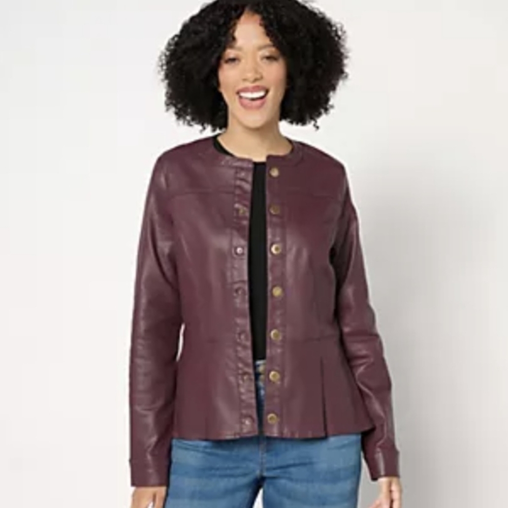 Susan Graver Deep Purple Jacket